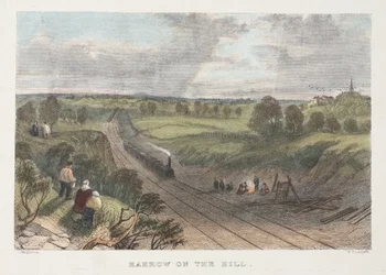 Harrow on the Hill, graviert von W. Radclyffe